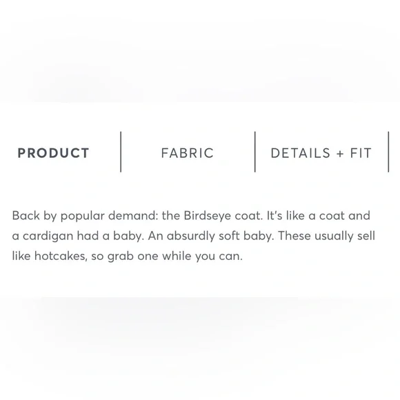 Marine Layer Birdseye Coat in Dark Navy/White Stripe - Picture 6 of 8